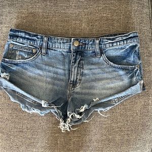 Free people denim shorts